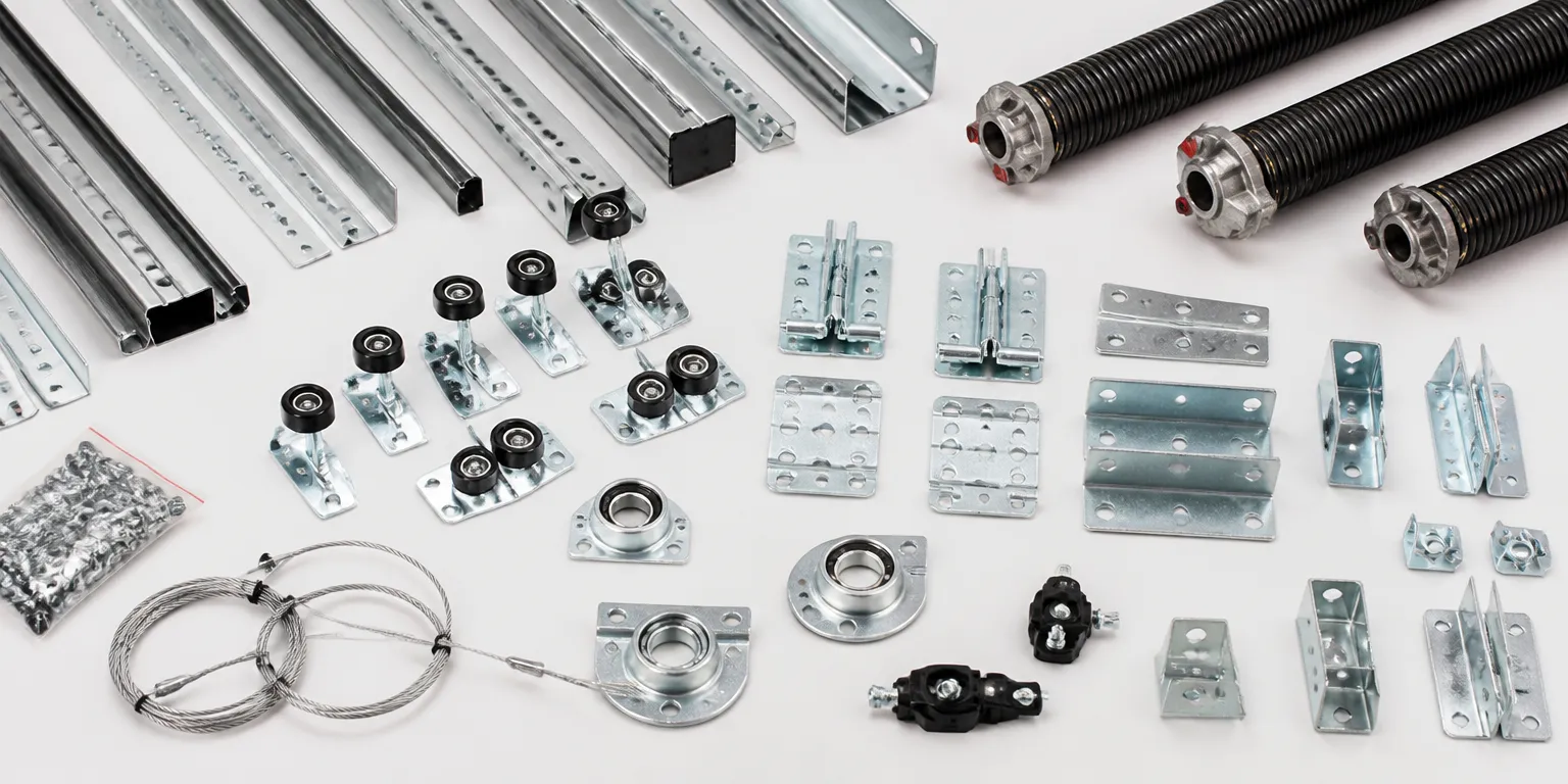 Garage door hardware
